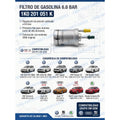 Filtro Gasolina 6.6 Bar 1K0201051K - Bora Jetta A5 Golf GTI MK5 Passat B6 Leon Cupra