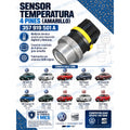 Bulbo Sensor Temperatura Cinturón Amarillo 357919501a - Golf Jetta A3 Derby Pointer