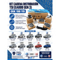 Kit Distribución Cadena Turbo 1.8 2.0 Tsi 06k198119 - Golf