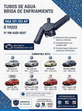 Toma Agua A4 06a121133ap - Jetta Golf Clásico