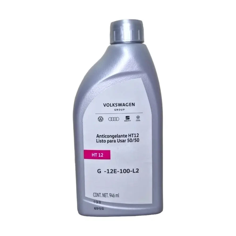 Anticongelante Volkswagen Group HT12 listo para usar 50/50 G12E100L2 946 ml